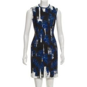 YIGAL AZROUËL PRINTED NEOPRENE DRESS XS
